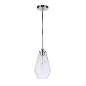 Nimbus 1 Light Pendant - Satin Nickel