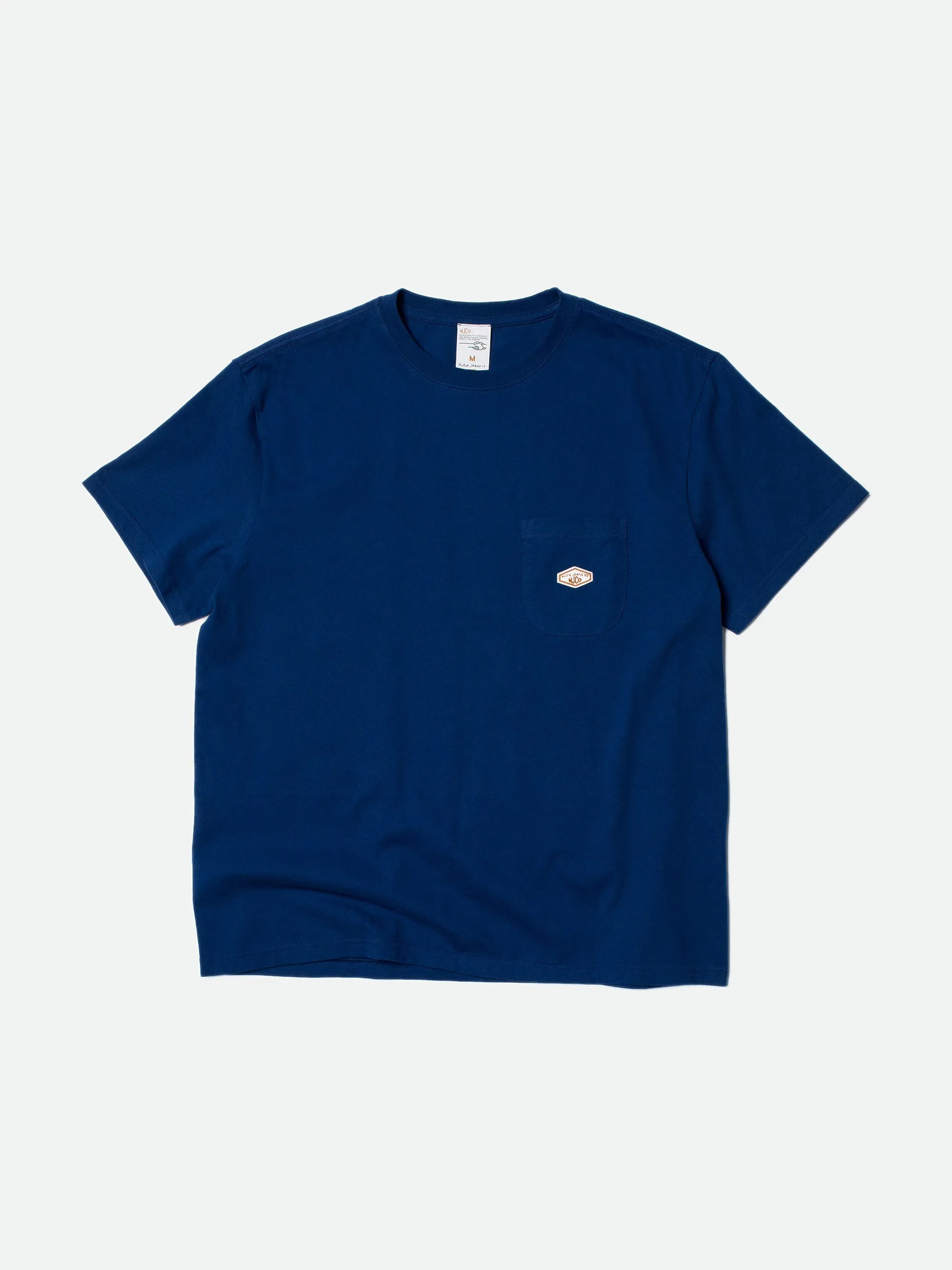 Nudie Jeans Co Leffe Pocket Tee French Blue