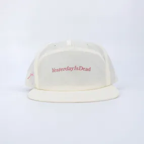 NYLON TECH CAP OFF-WHITE/PINK