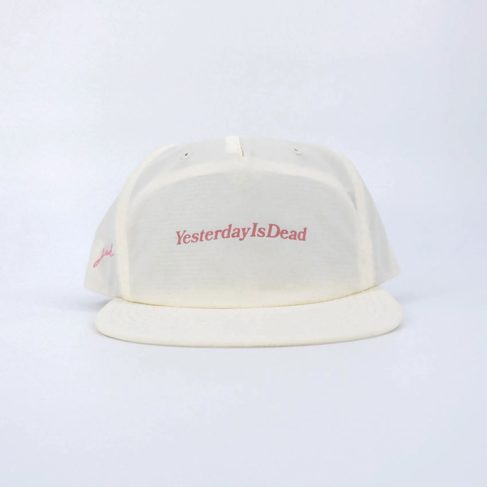 NYLON TECH CAP OFF-WHITE/PINK