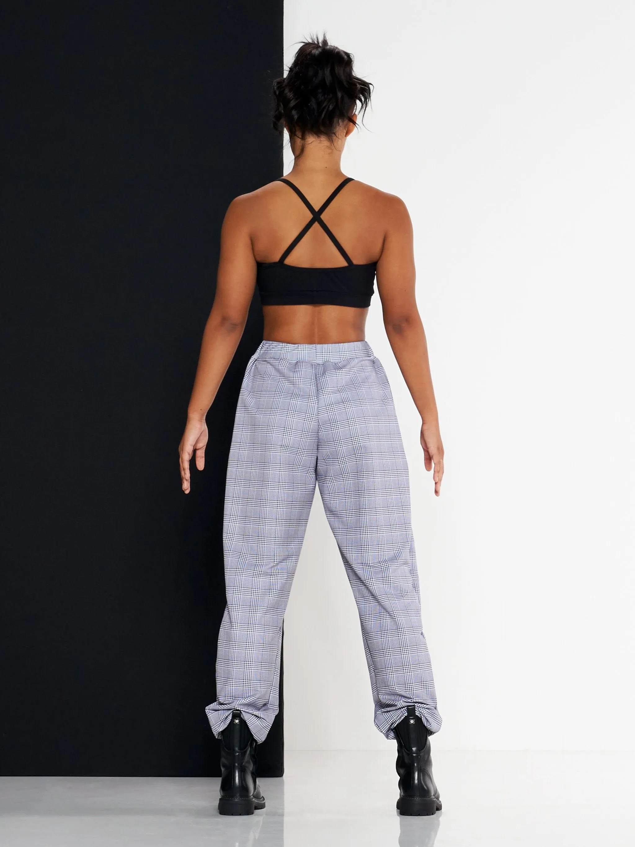 On My Way - Plaid Jogger