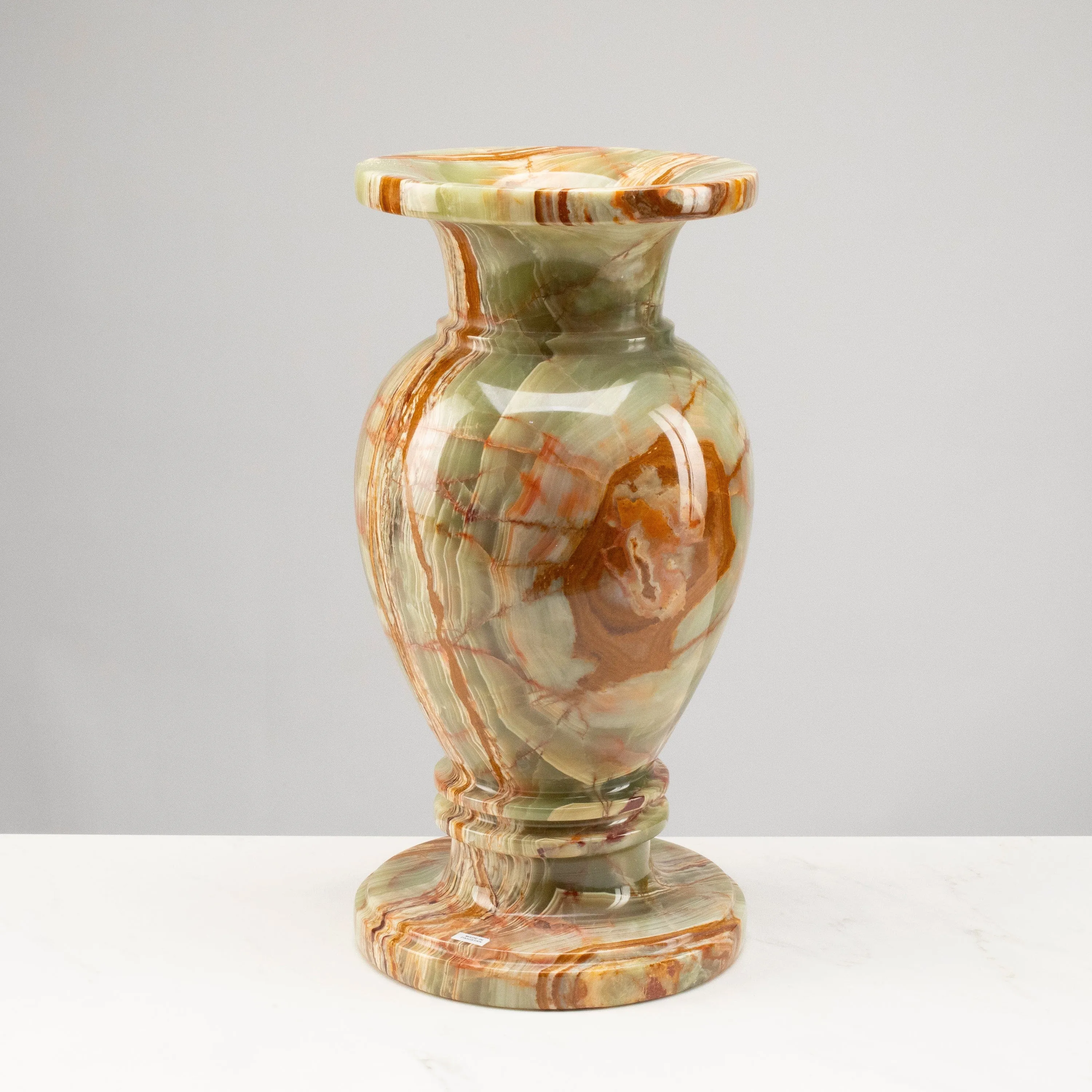 Pakistan Green Onyx Vase - 16