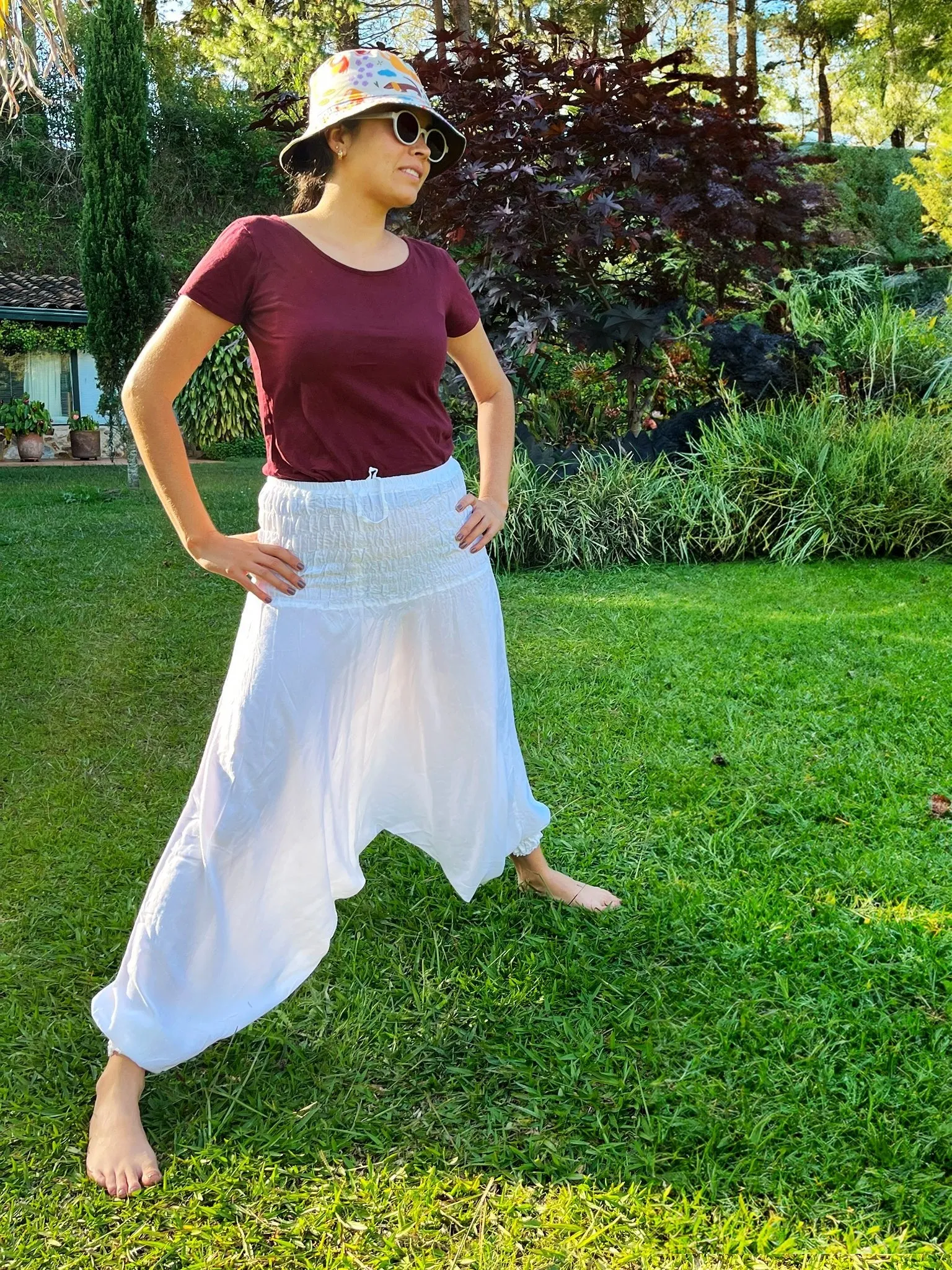 Pantalón Boho Vana Blanco