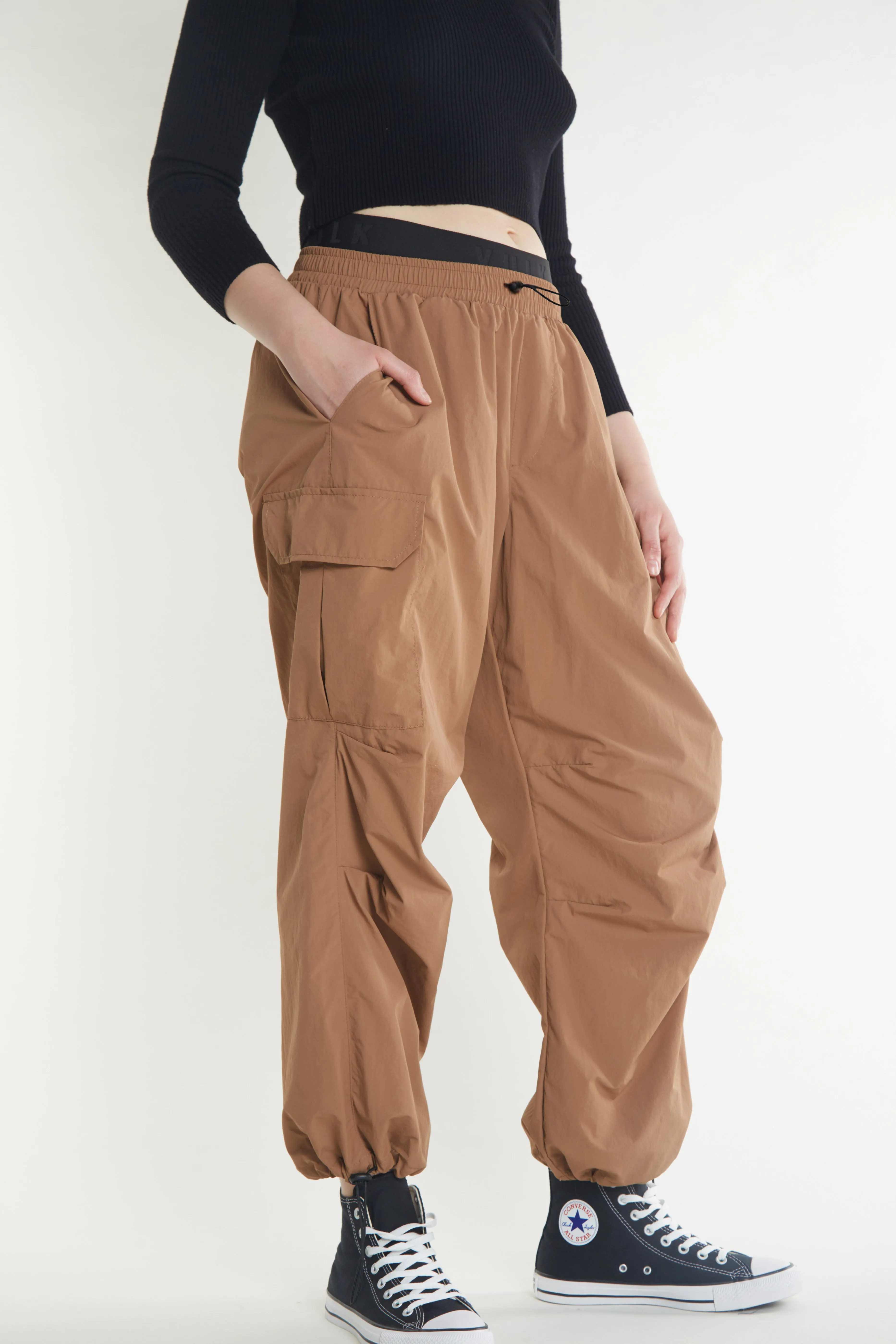 Pantalon Vulk Jess Parachutes Pant Brown