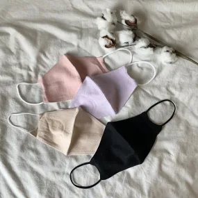 Pastel Filter Pocket Reusable Face Mask