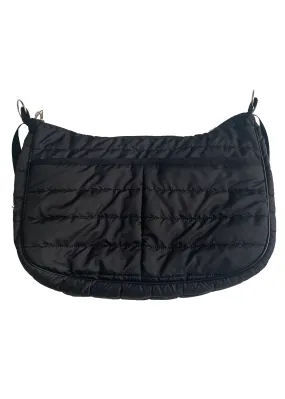 PDB01BLK/PUFFY BLACK DIAPER BAG-NO STRAP ATTACHED