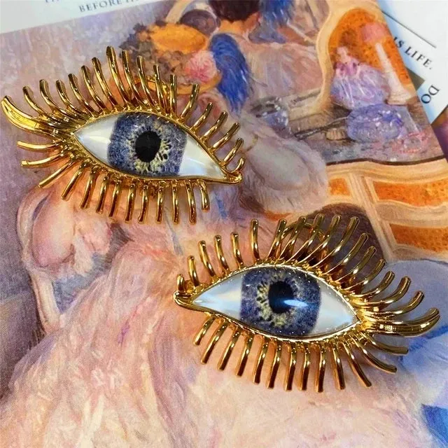 Personality Eyes Stud Earring