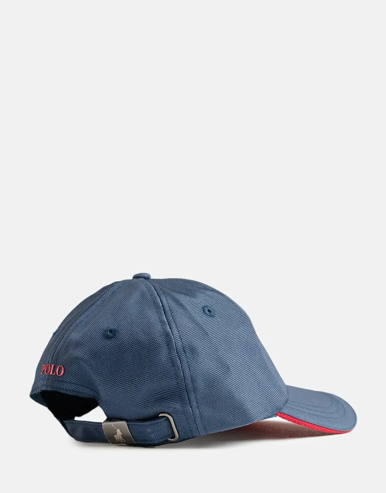 Polo 6 Panel Metal Peak Navy Cap