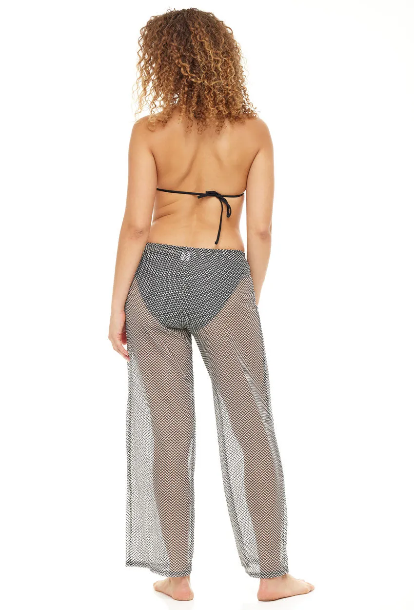 PULL ON PANT WITH MOCK DRAWSTRING - BONDI