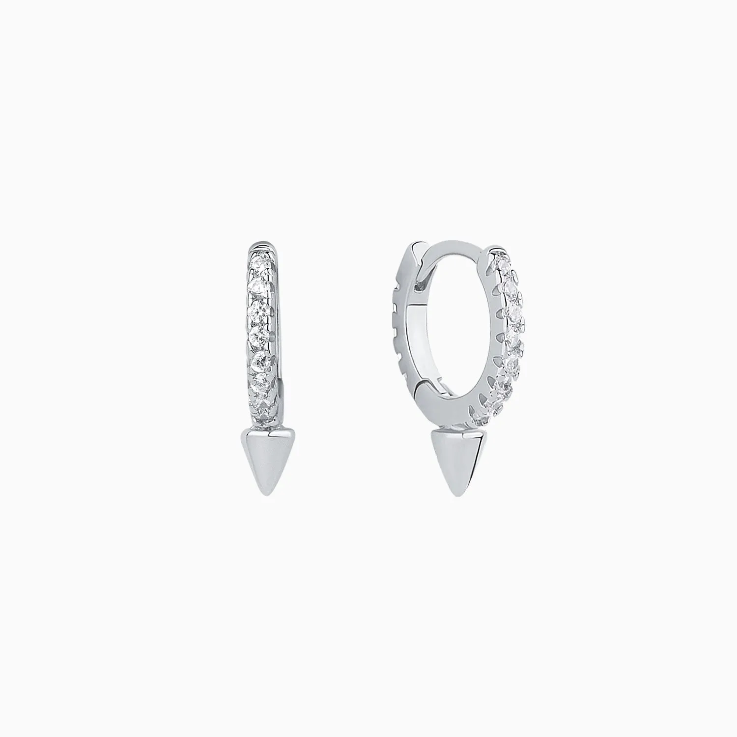 Punk Rivet Hoop Earrings