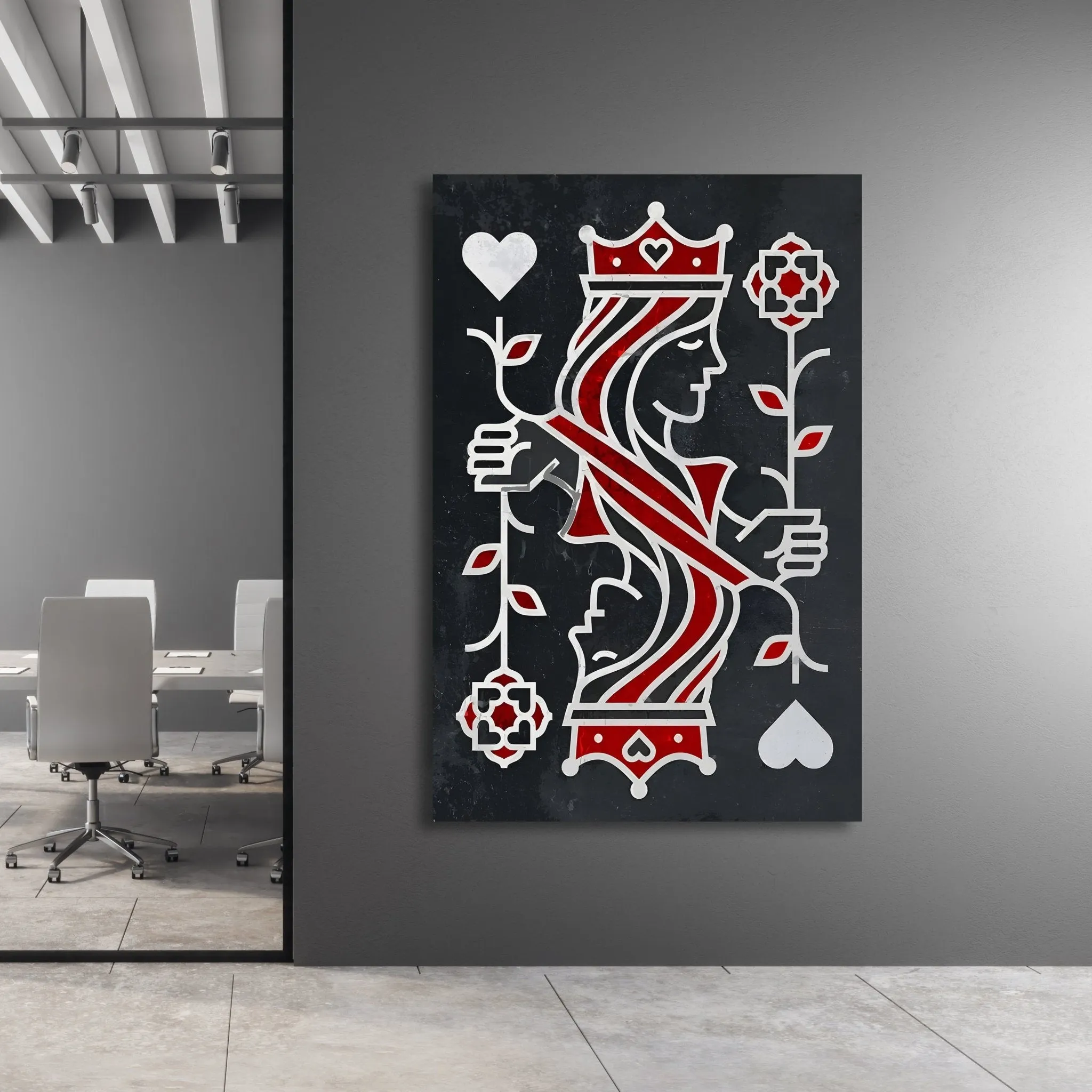 Queen Of Hearts Wall Art