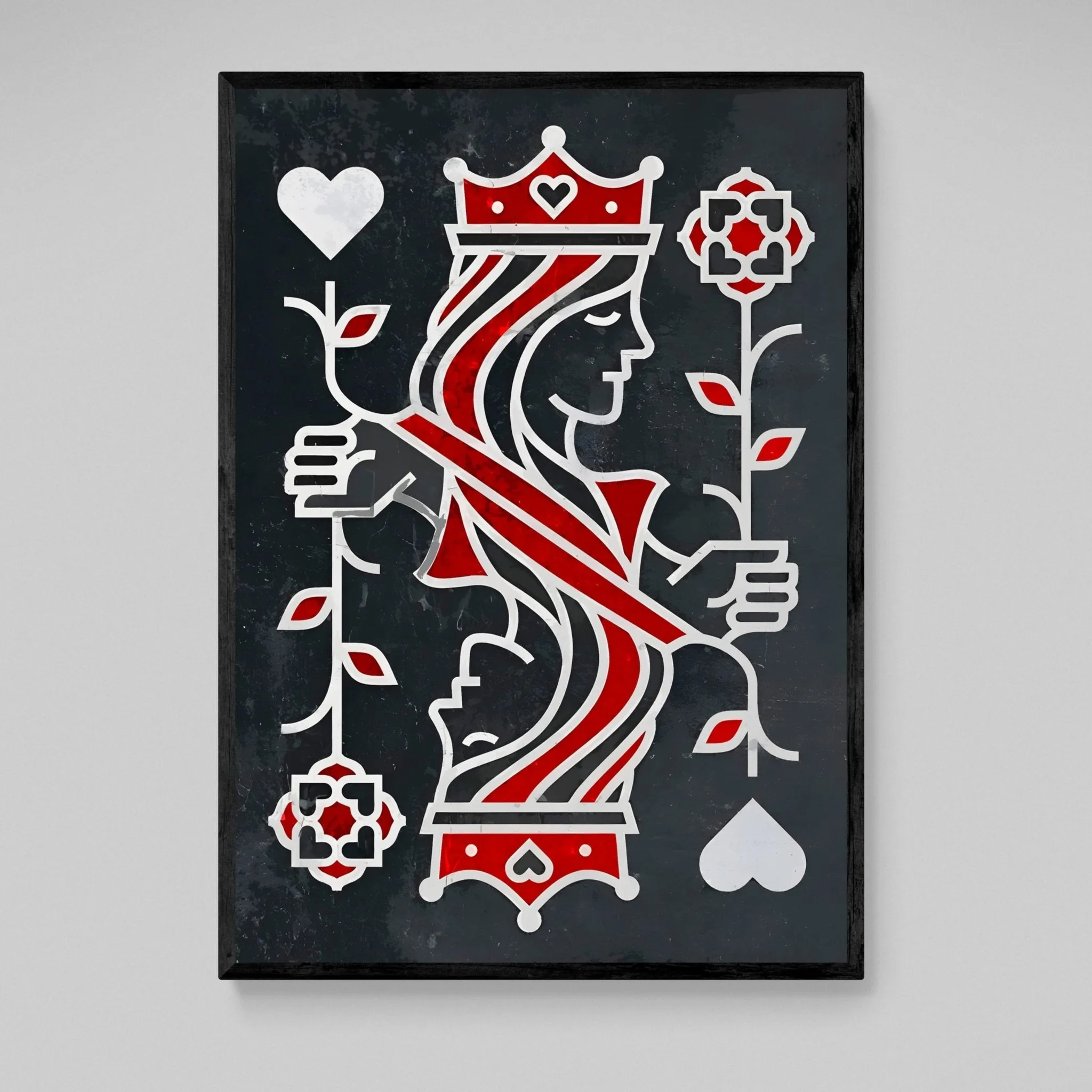 Queen Of Hearts Wall Art