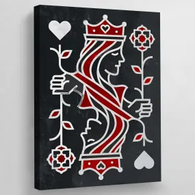 Queen Of Hearts Wall Art