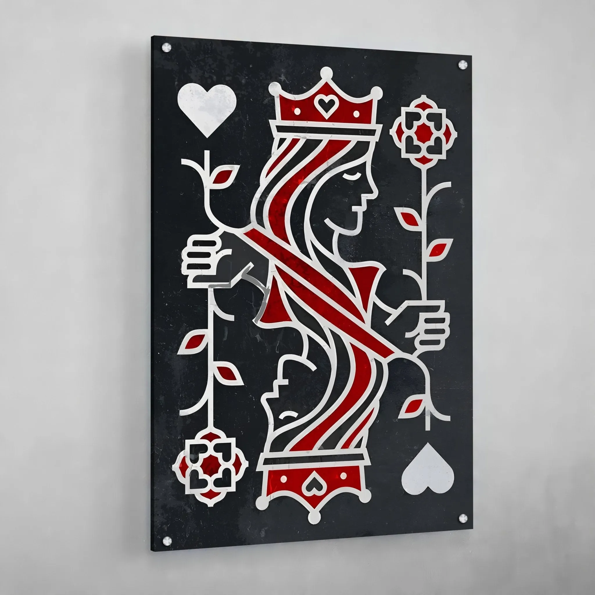 Queen Of Hearts Wall Art