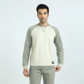 Quest French Terry Cotton-Blend Sweatshirts Butter White