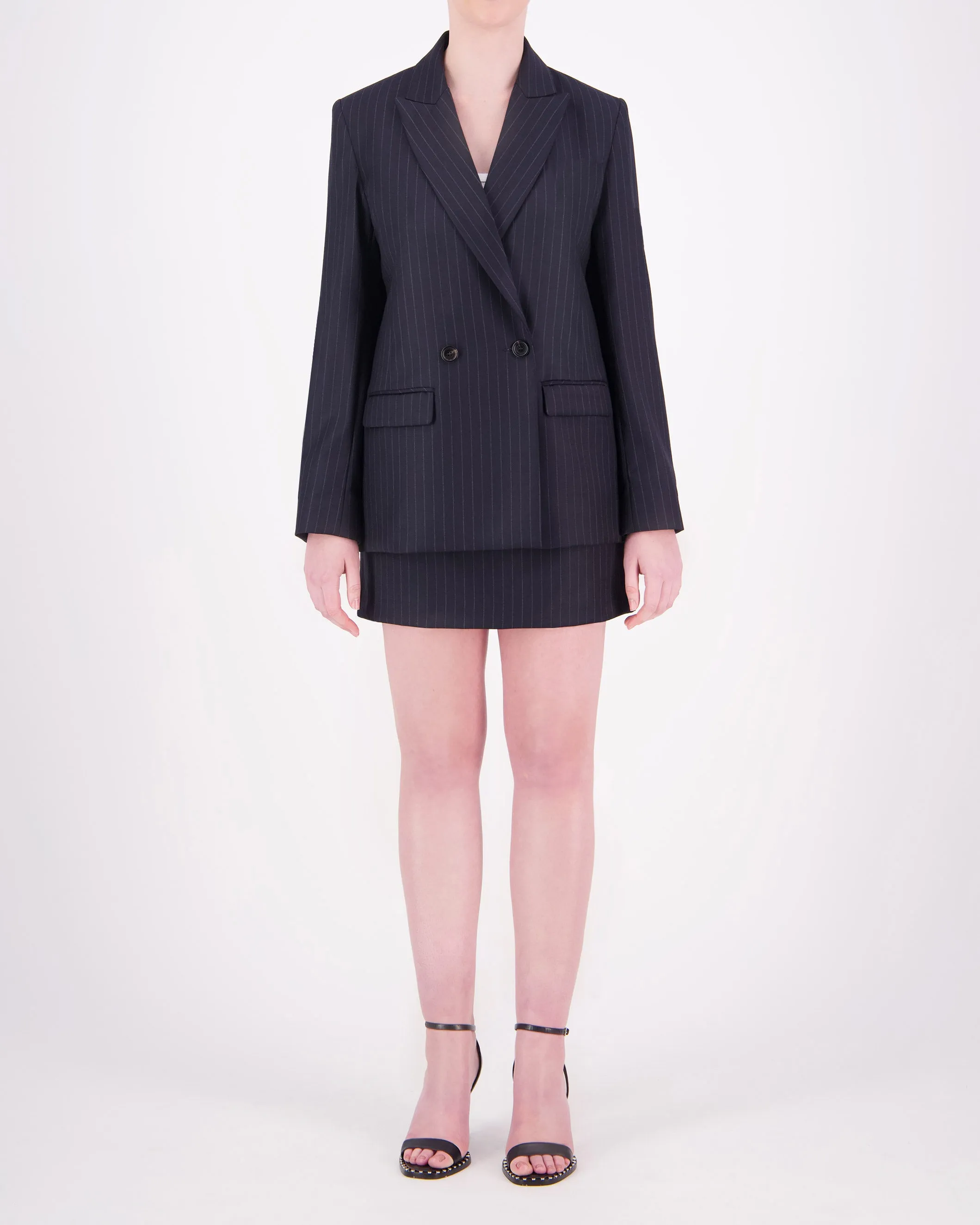 Rae Pinstripe Blazer