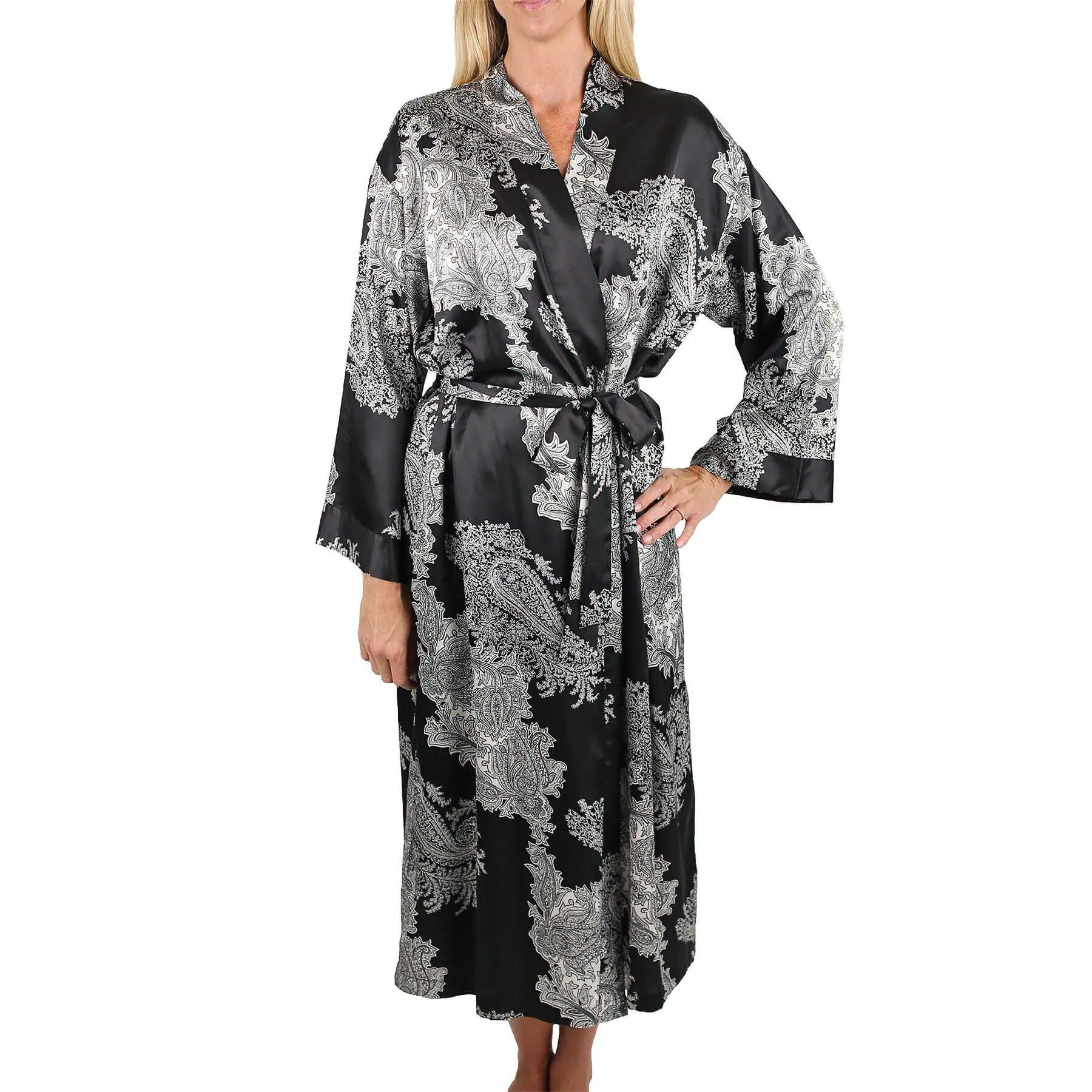 Raeanna Long Printed Robe