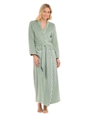 Sage Green French Terry Robe