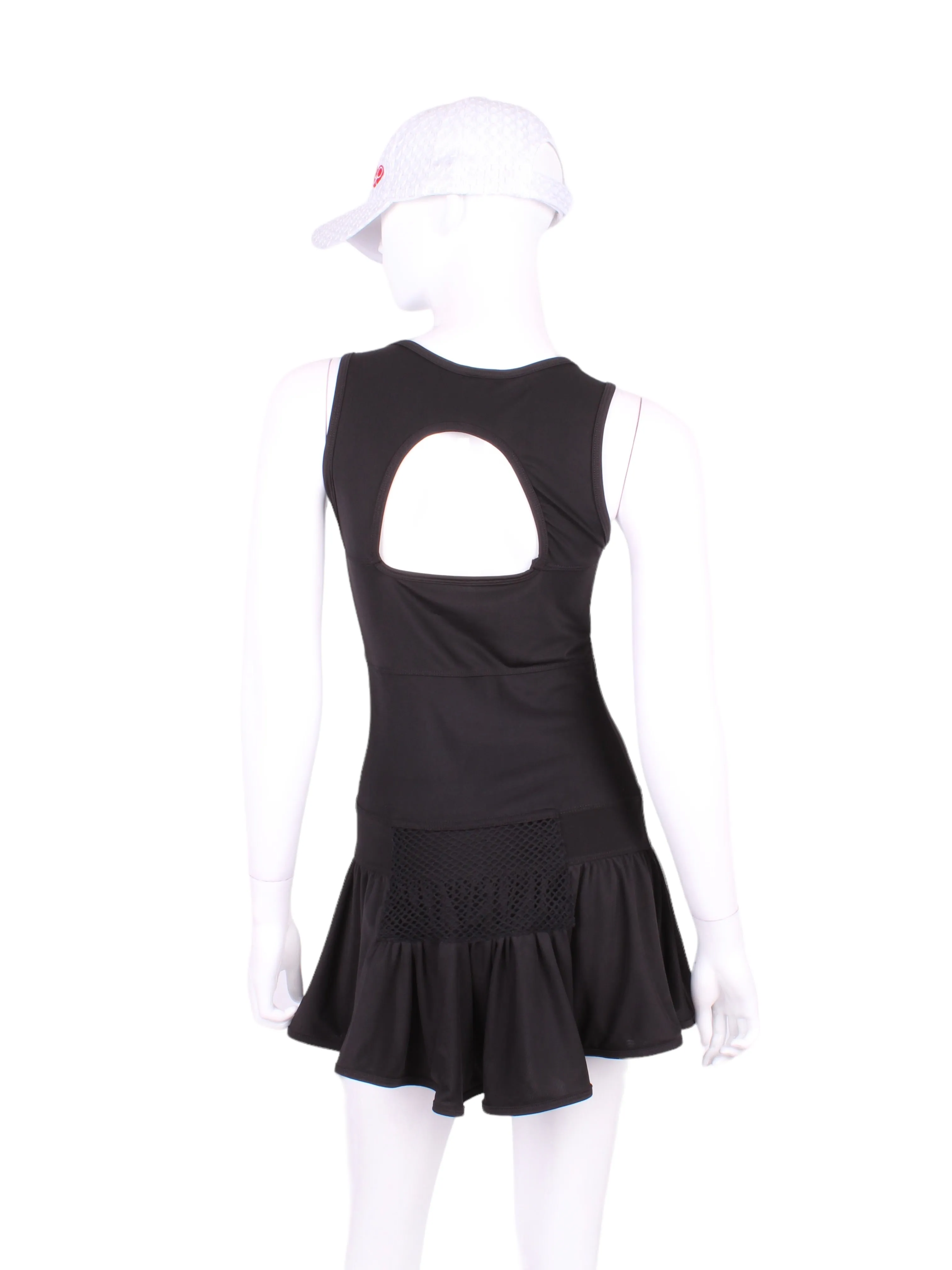 Sandra Mee Court To Cocktails Tennis Dress Soft Black