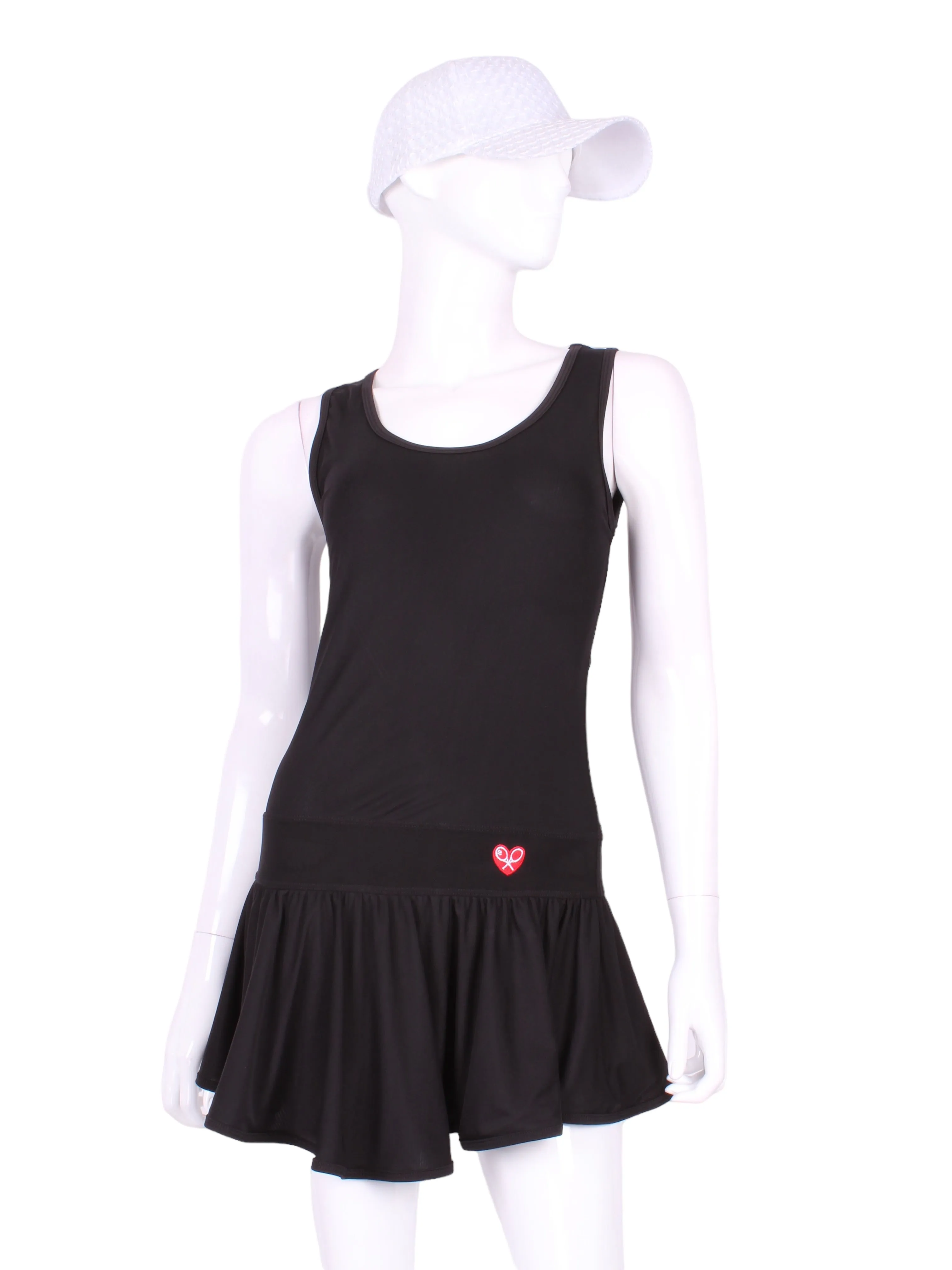 Sandra Mee Court To Cocktails Tennis Dress Soft Black