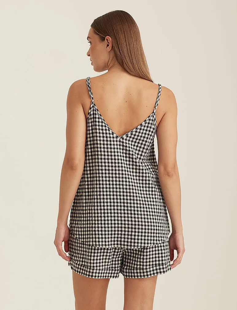 Seersucker Gingham Cami