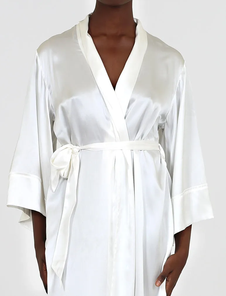 Selena Silk Maxi Robe