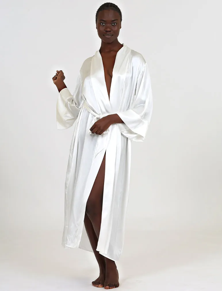 Selena Silk Maxi Robe