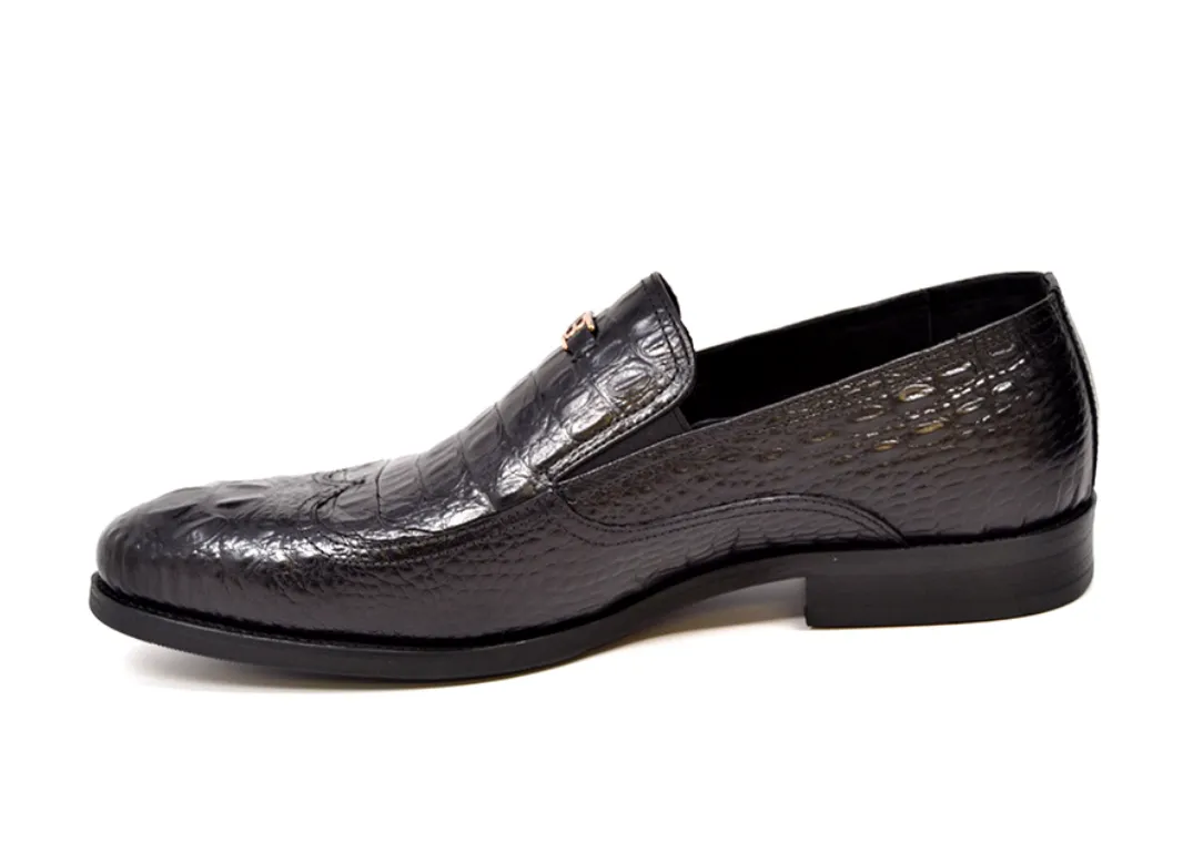 Shiraz Croc Leather Shoes - Timeless Elegance and Long-Lasting Style