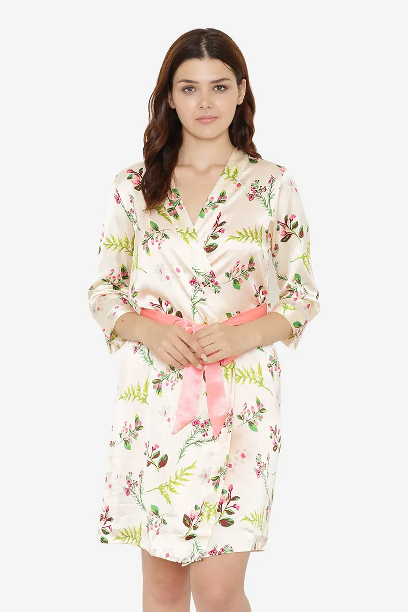 Short Nighty & Robe Nightgown set