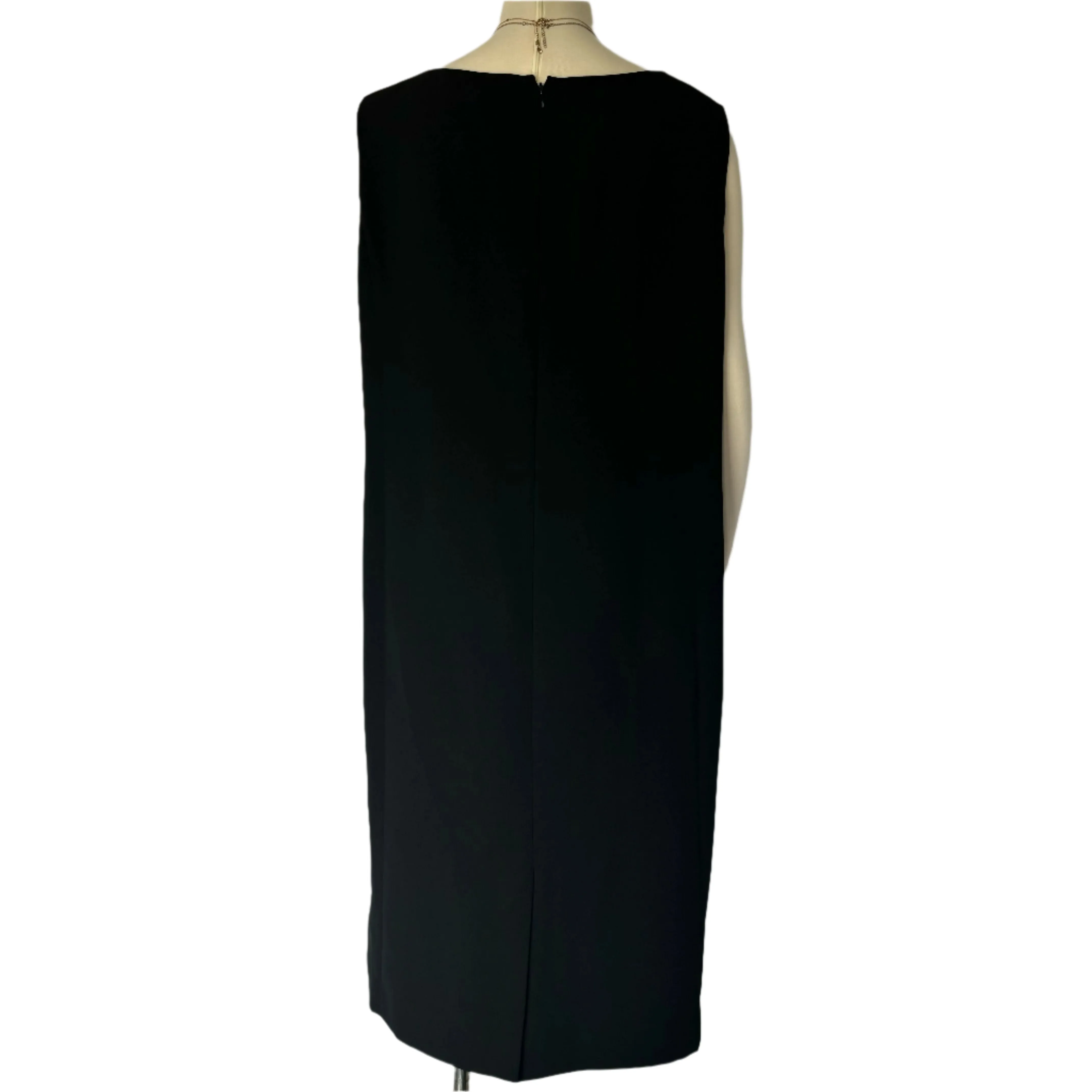 Simple Black Shift Style Dress