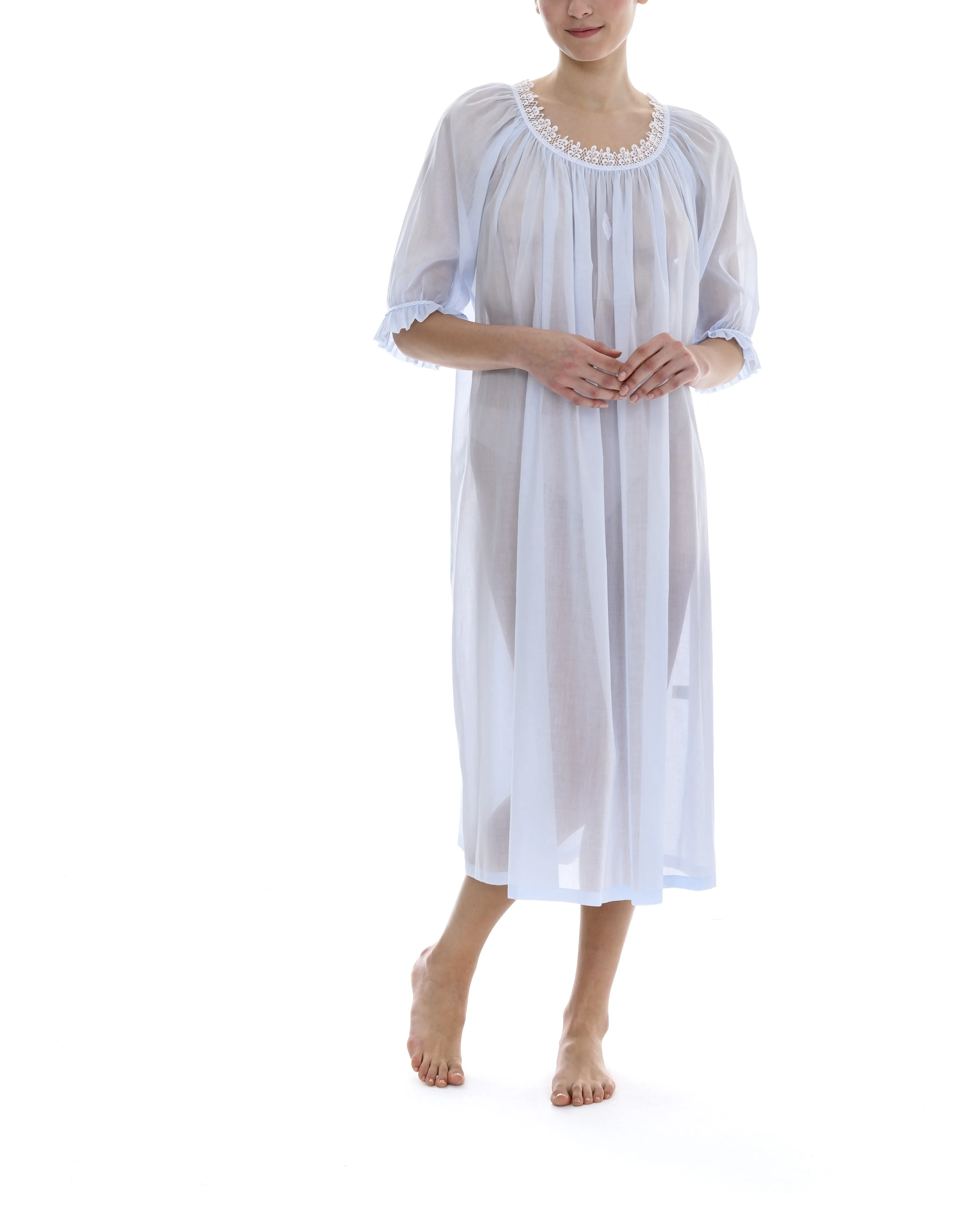 Sissi 4NH 3/4 Length Sleeve Nightdress (In stock, 3 day delivery)