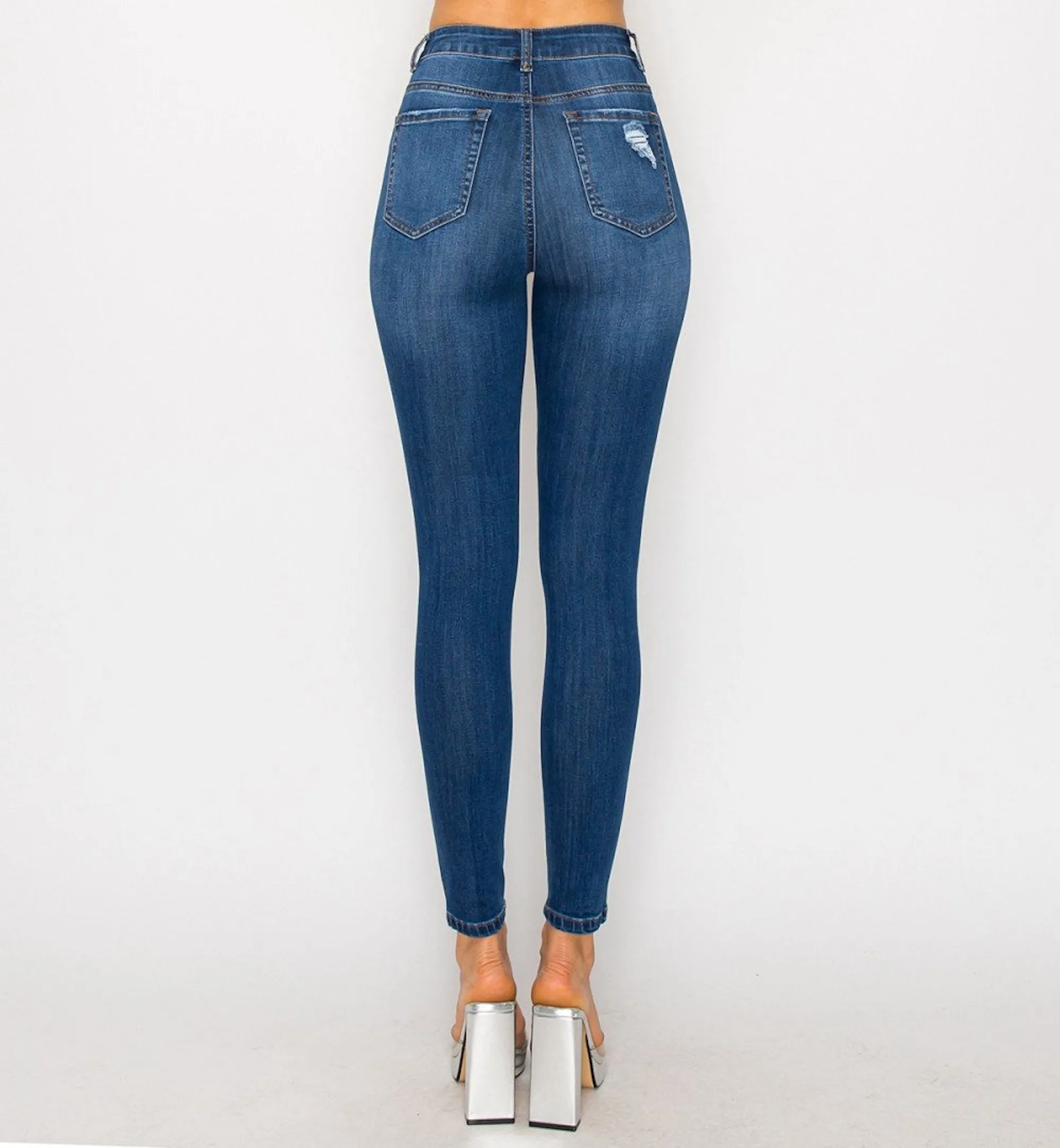 SKINNY JEANS DETALLES DE RASGADO 90324