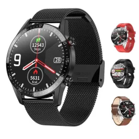 SMAXPLUS EDGE™ Men's Smartwatch: Blood/Heart Monitor, Fitness Tracker, Bluetooth Calling