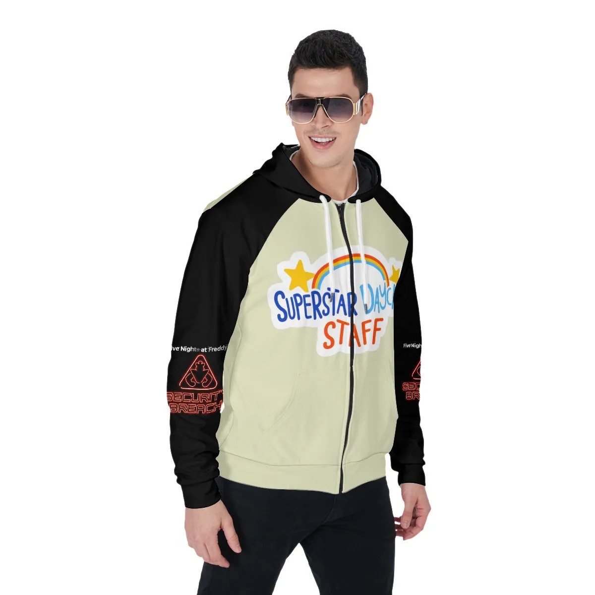 Superstar Daycare Staff FNAF Zip Up Hoodie