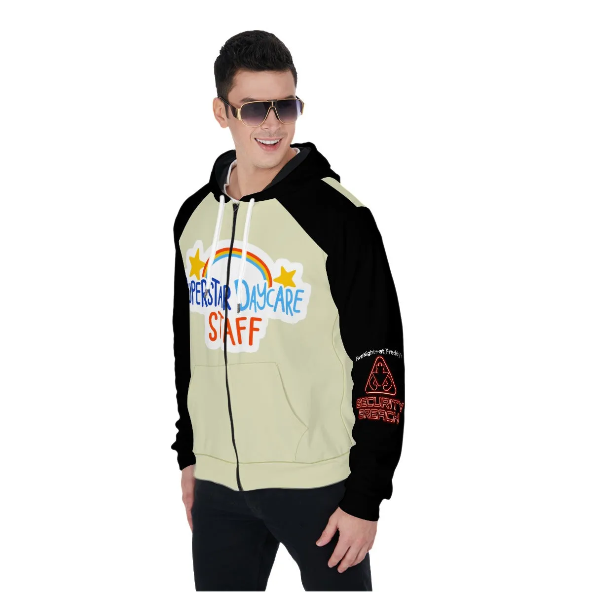 Superstar Daycare Staff FNAF Zip Up Hoodie