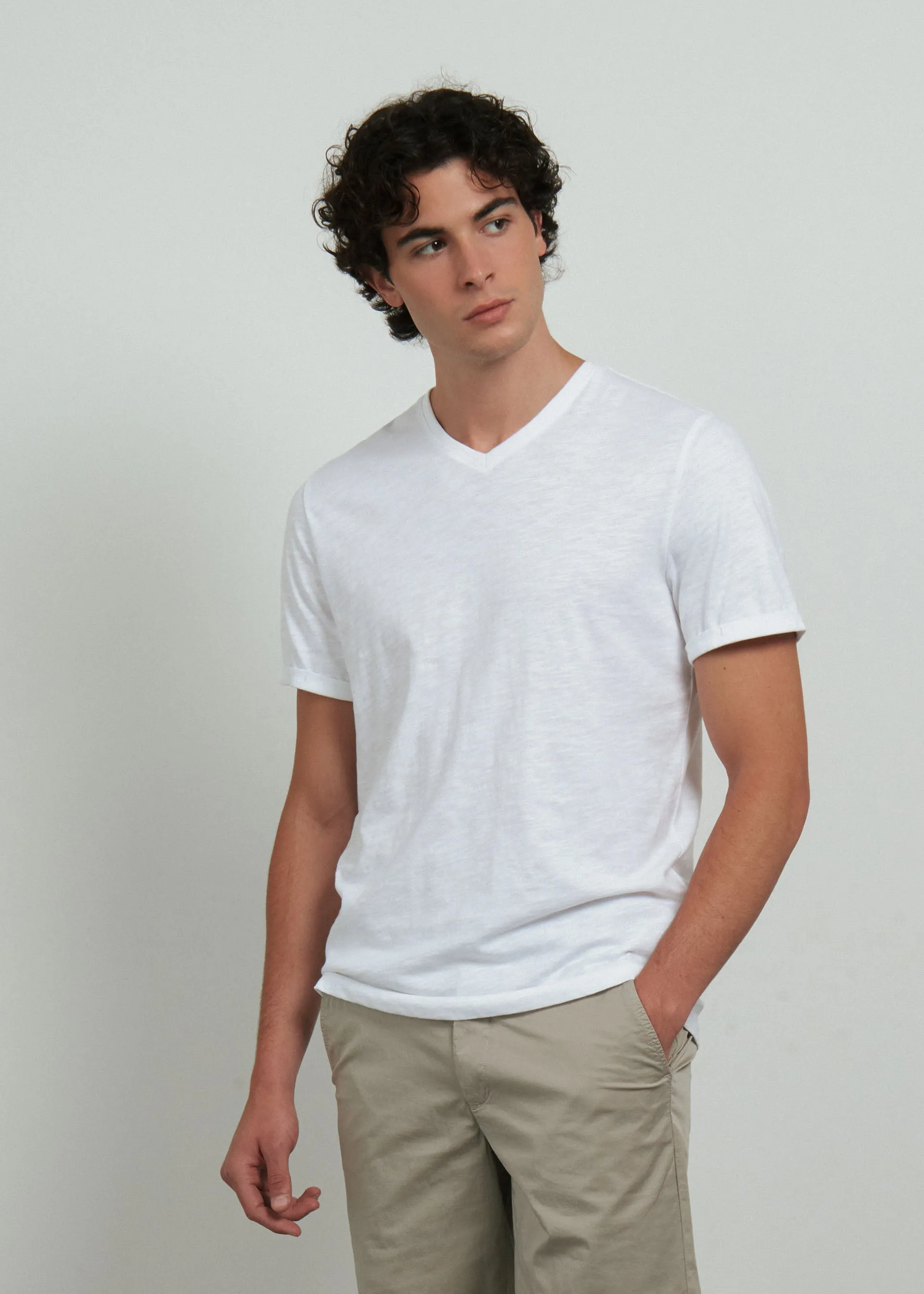 T shirt basic puro cotone