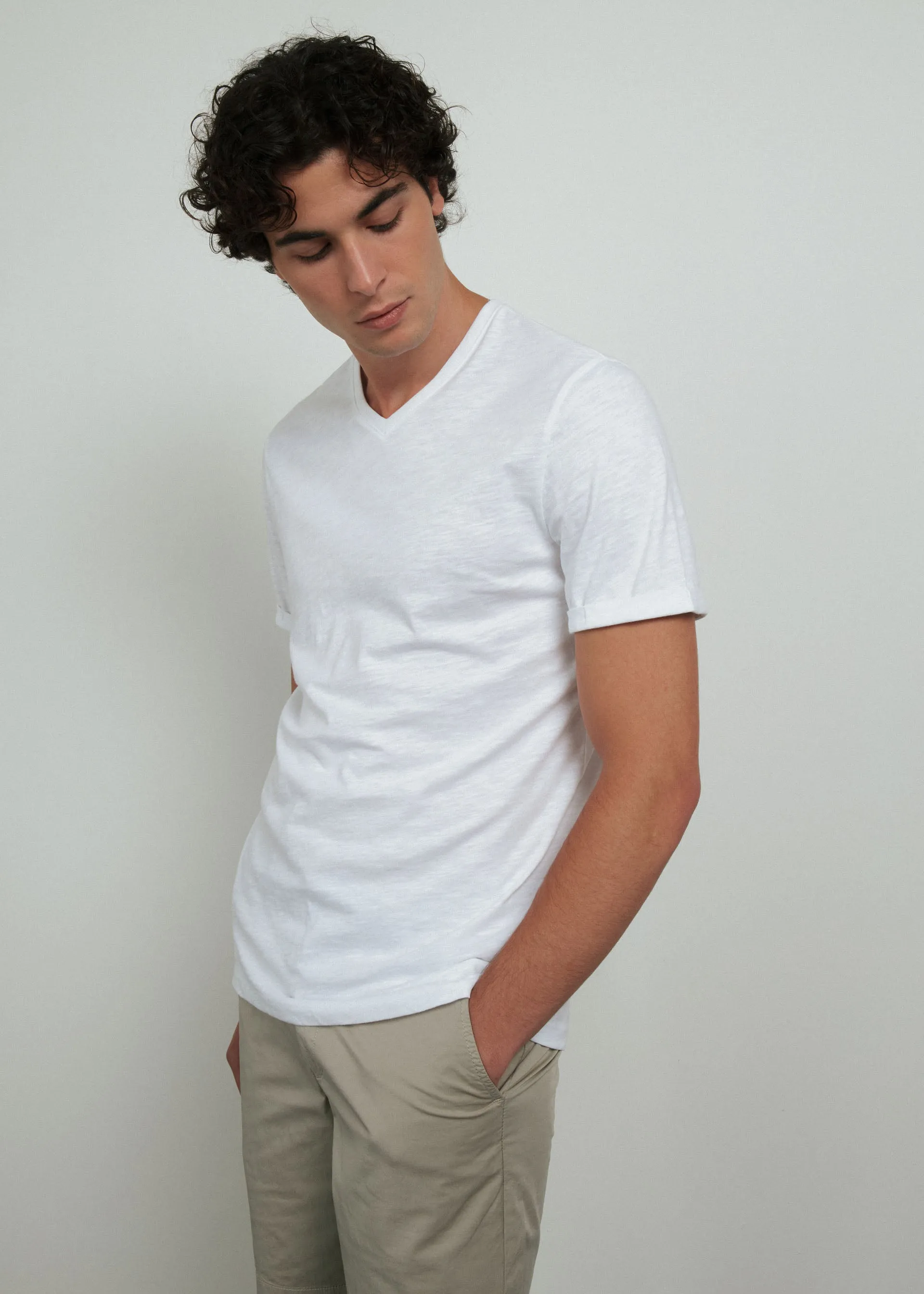 T shirt basic puro cotone