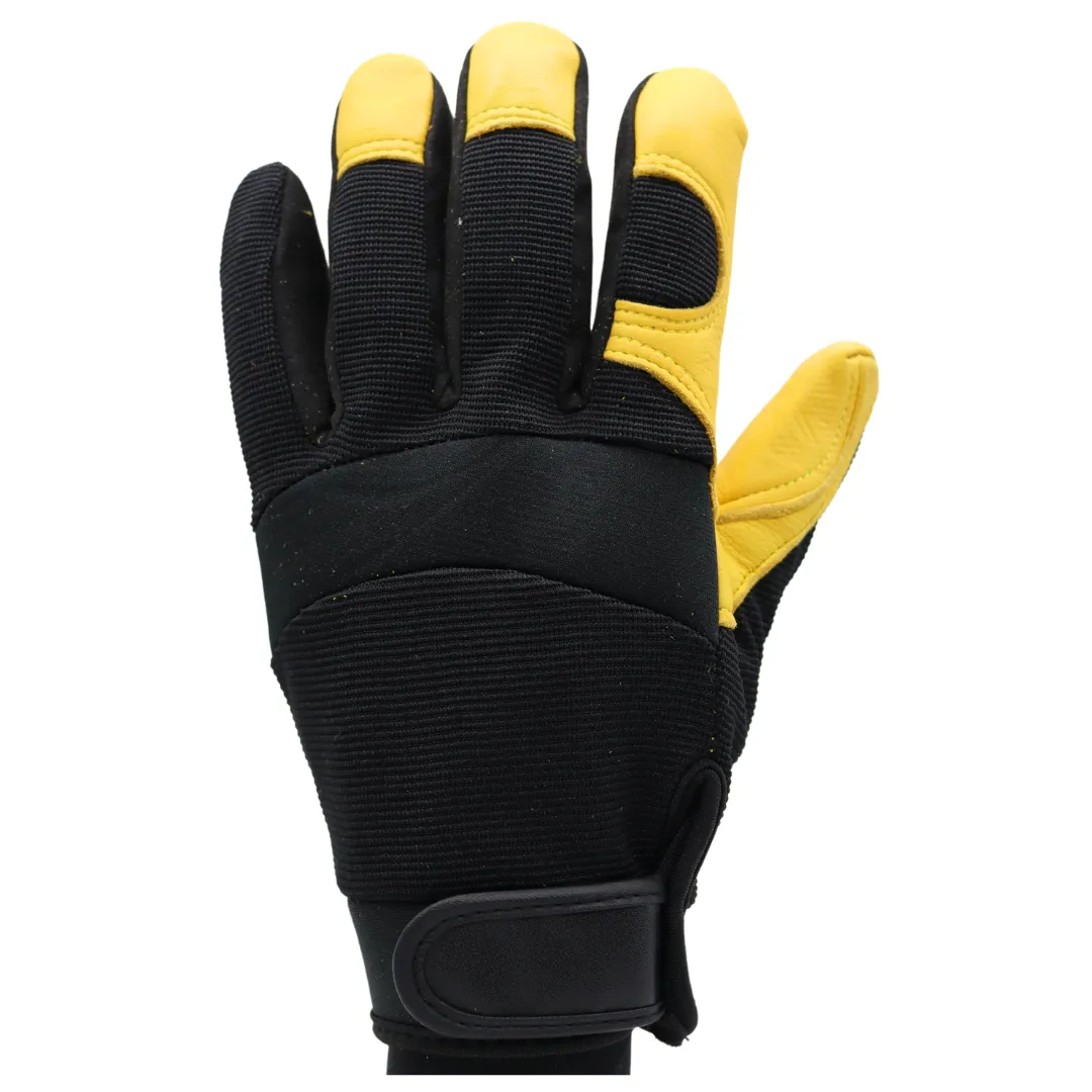 T5521 HEATSAVER DEERSKIN MECHANIC STYLE GLOVES - PAIR