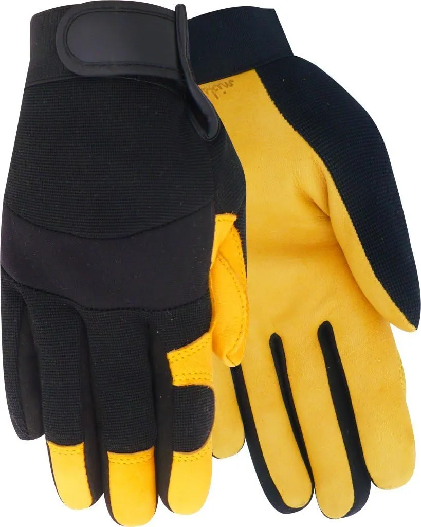 T5521 HEATSAVER DEERSKIN MECHANIC STYLE GLOVES - PAIR