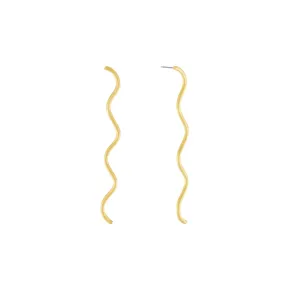 Tara Snake Earring Gold Plating