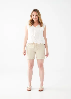 Tencel Pull-On Utility Shorts