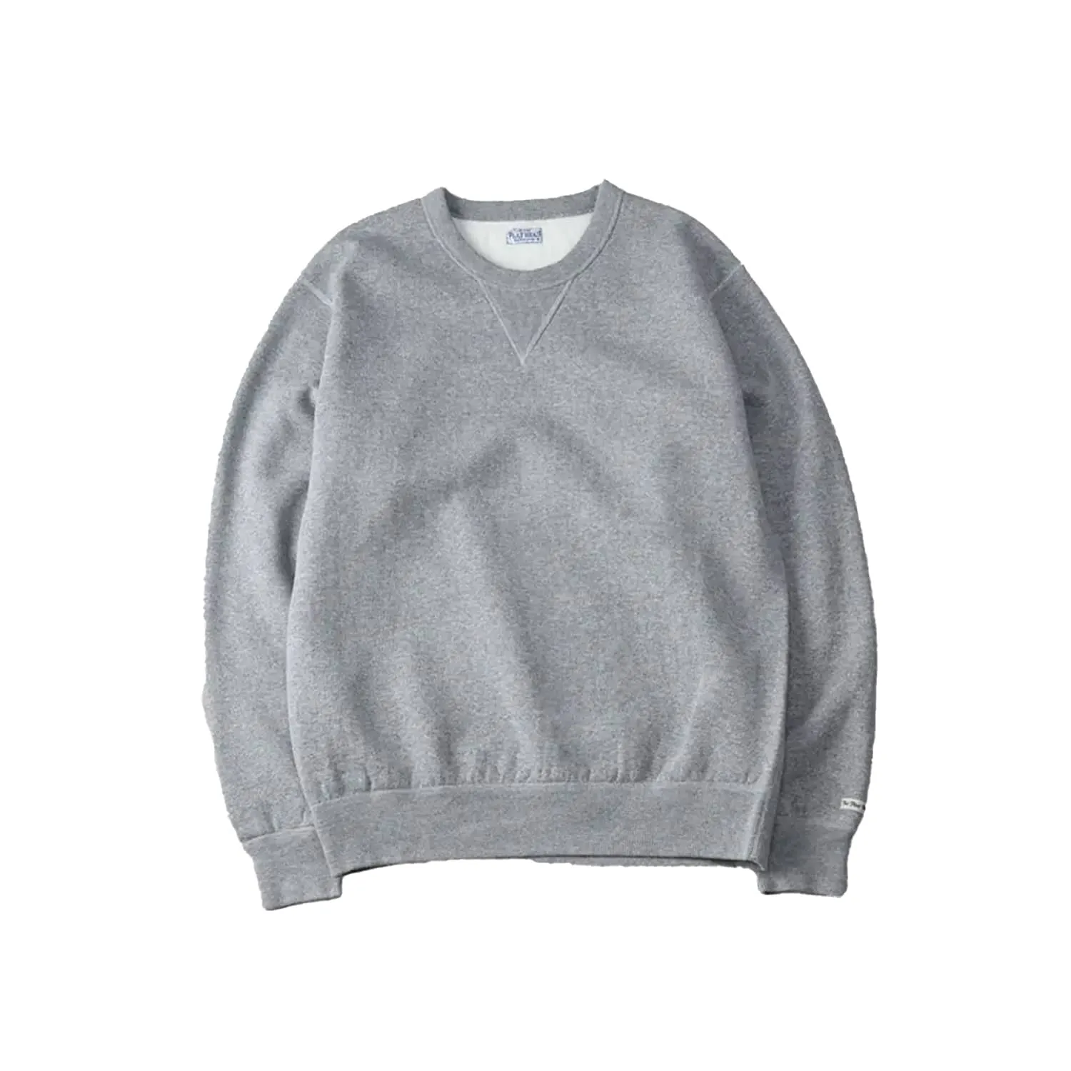 The Flat Head Crew Neck Sweatshirt Brushed Lining Gray