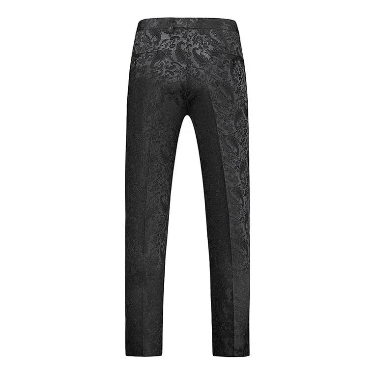 The Harrington Jacquard Slim Fit Dress Suit Pants Trousers - Multiple Colors