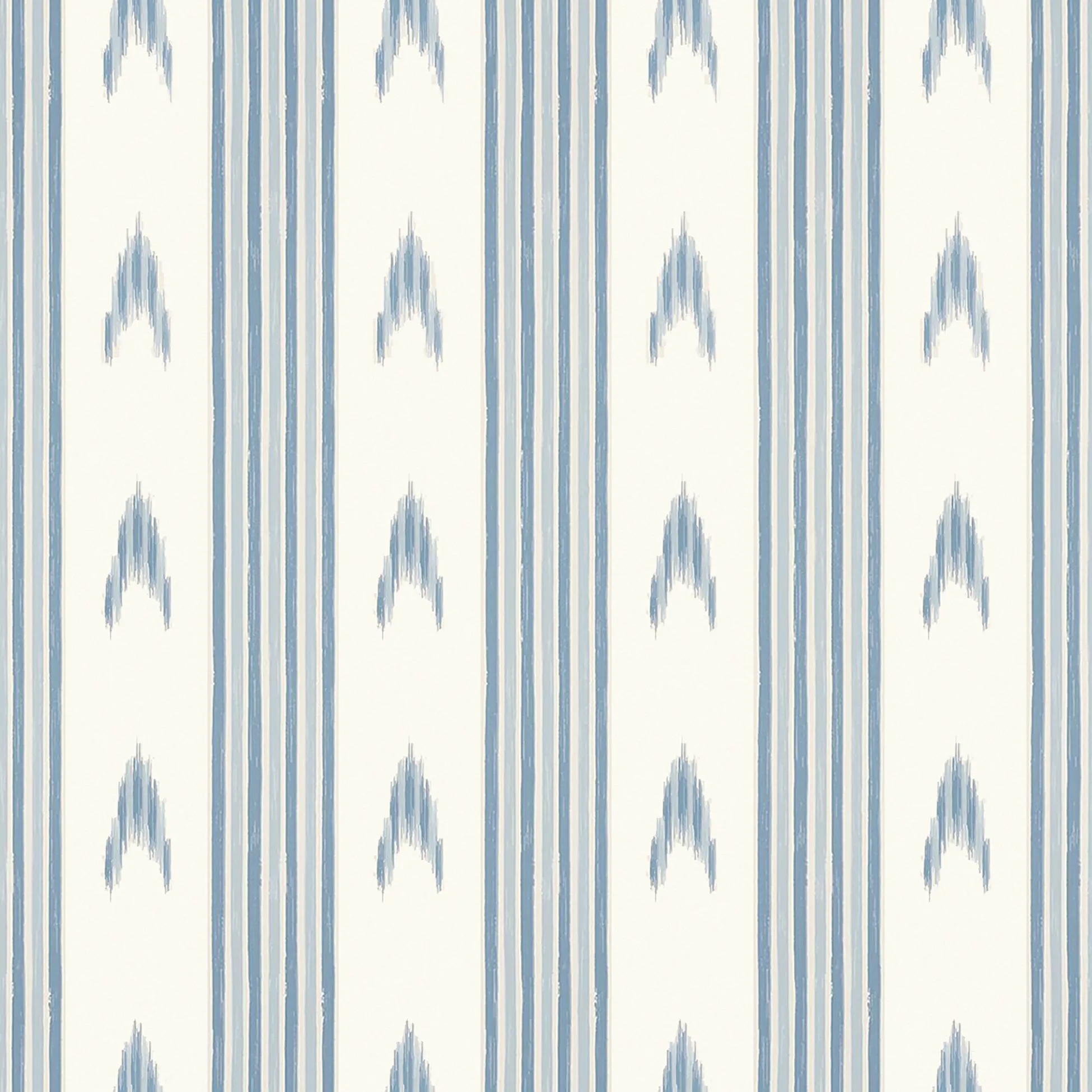 The Reagan Top - Ocean Ikat