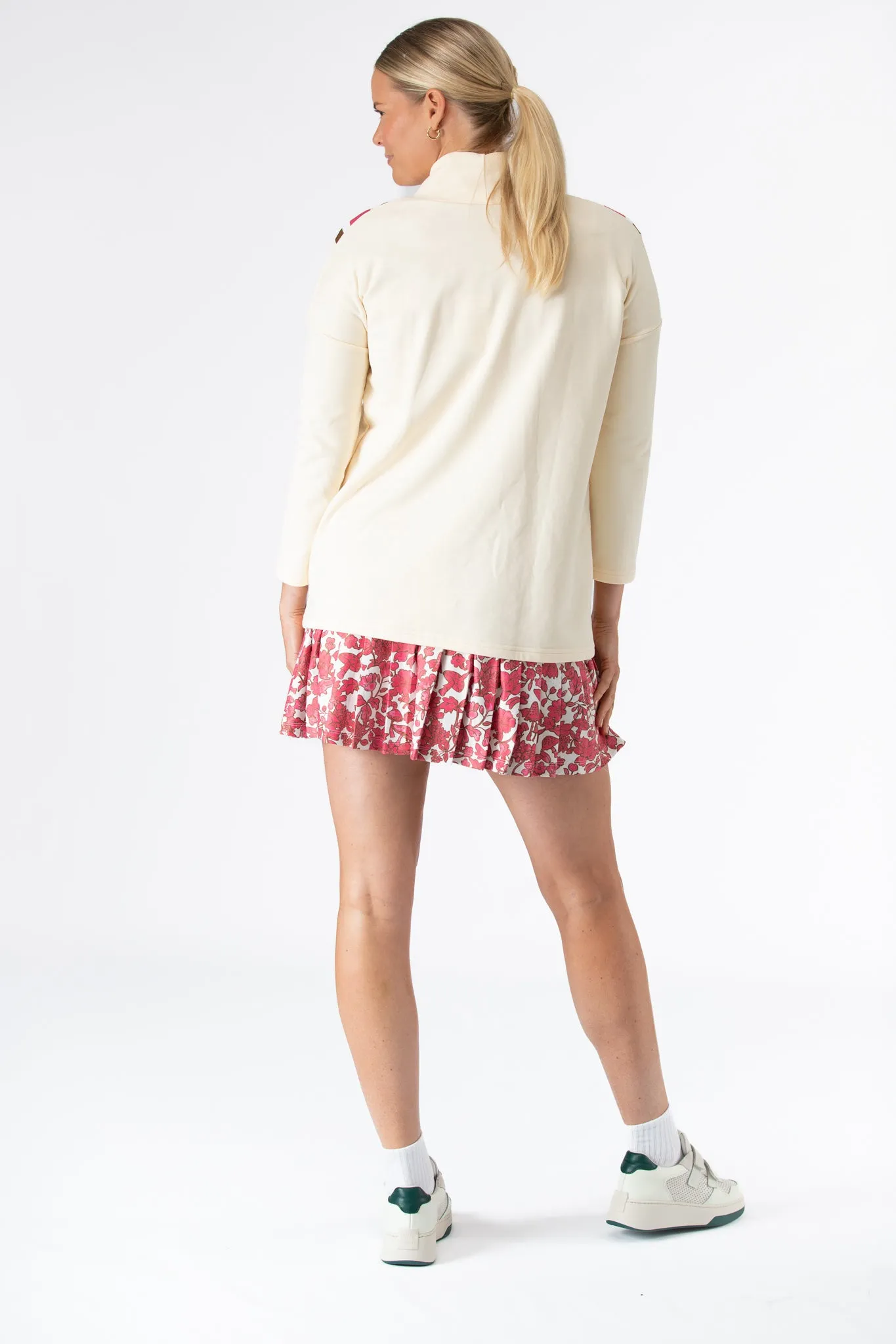 The Sybil Sweatshirt - Cream w/ BP Stripe