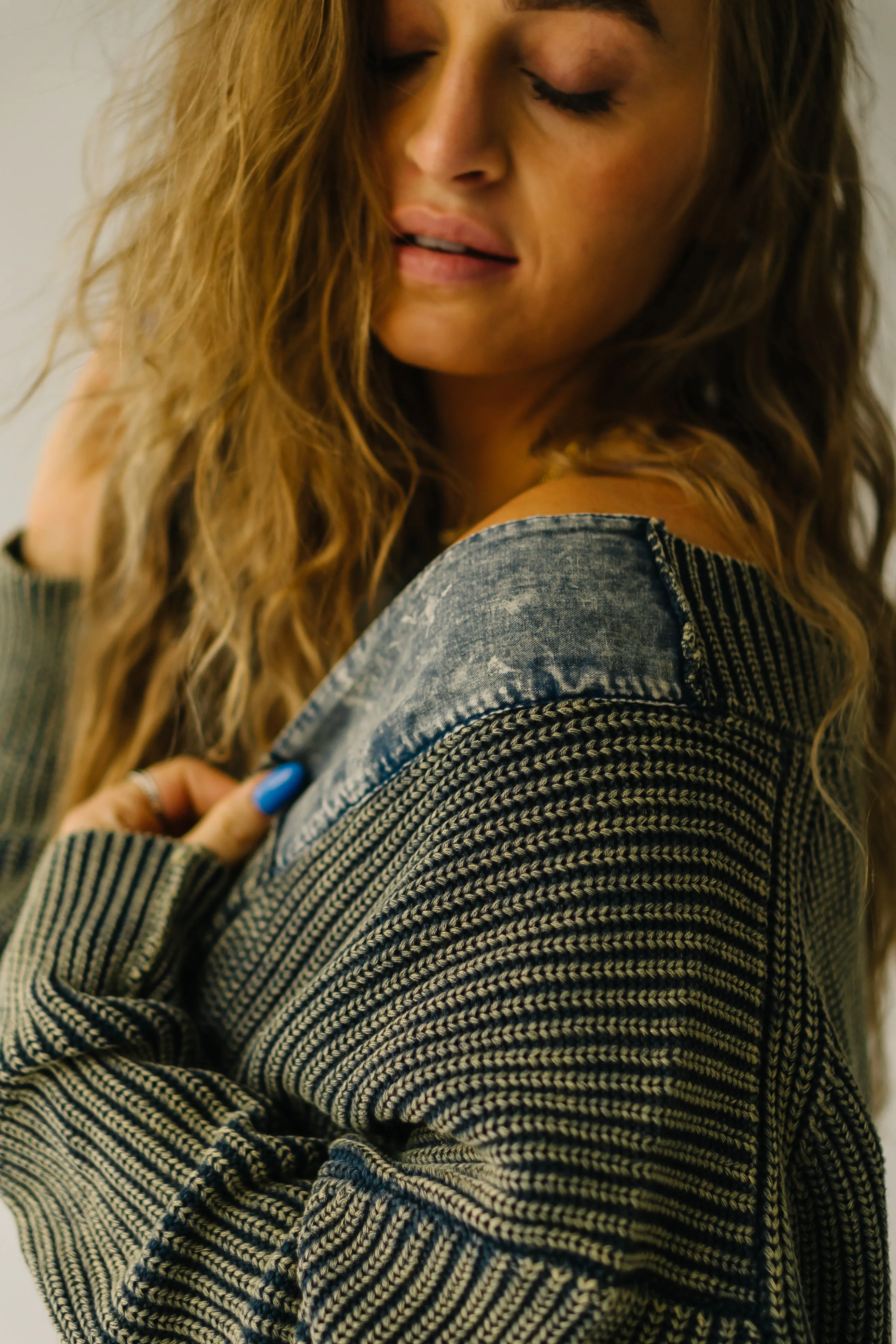 The Tonopah Mineral-Washed Cardigan in Navy