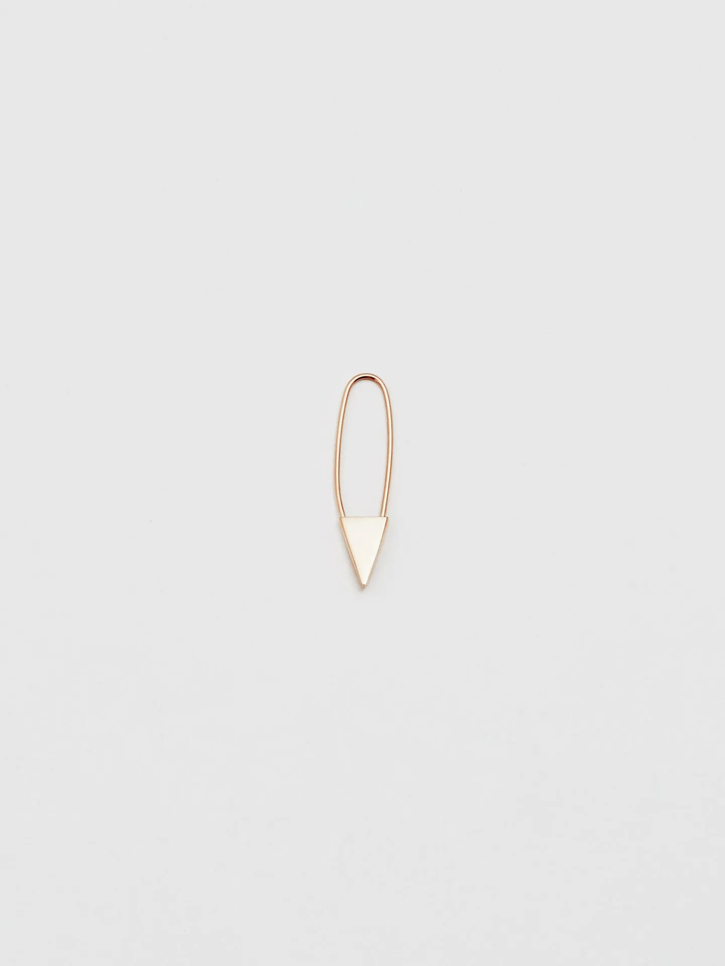 Triangle Safety Pin Earring