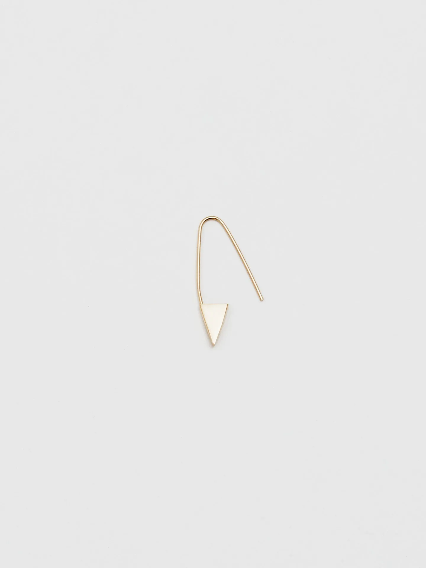 Triangle Safety Pin Earring