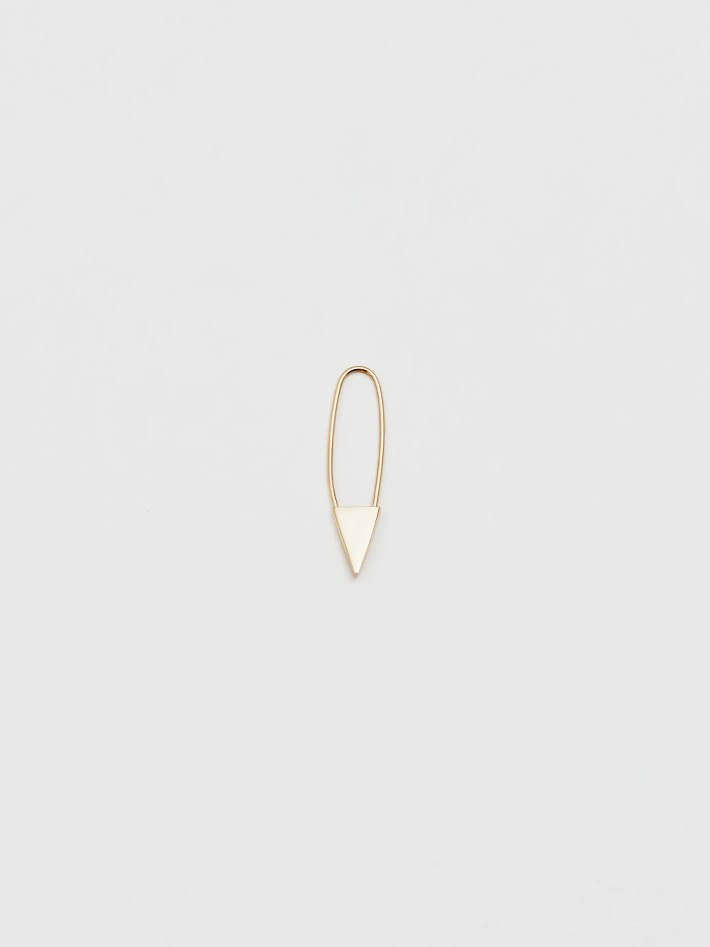 Triangle Safety Pin Earring