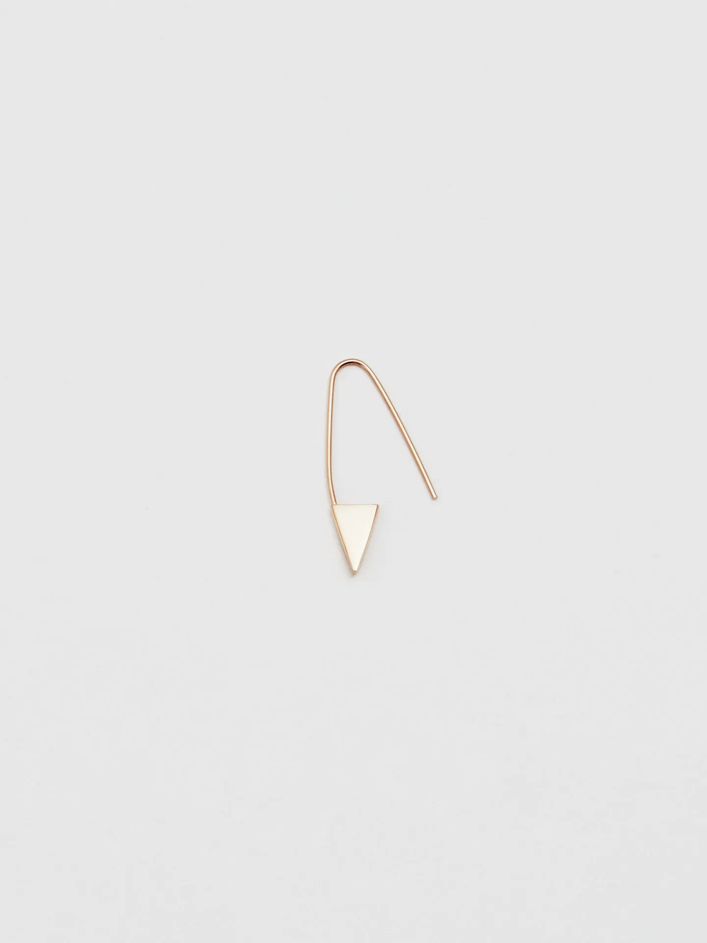 Triangle Safety Pin Earring